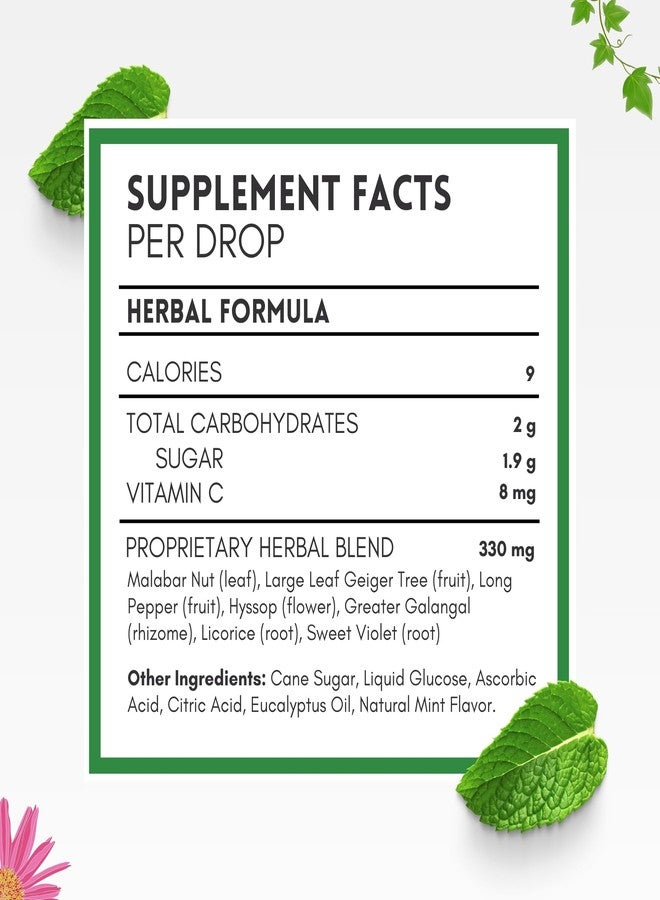HERBION Naturals Cough Drops with Mint Flavor, Soothes Cough, for Adults and Children Over 6 Years, 18 Drops, No Artificial Flavor, No Added Color - Image 4